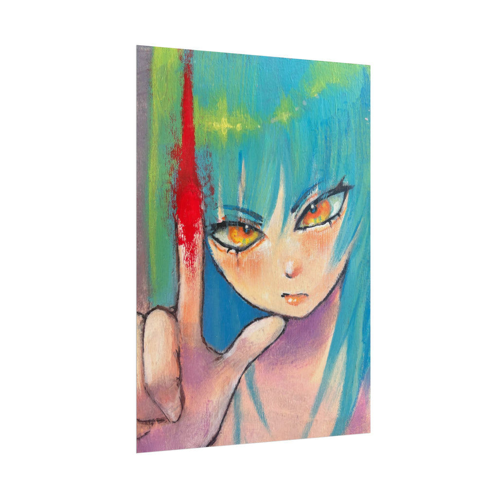 Rolled Poster — Bloody girl