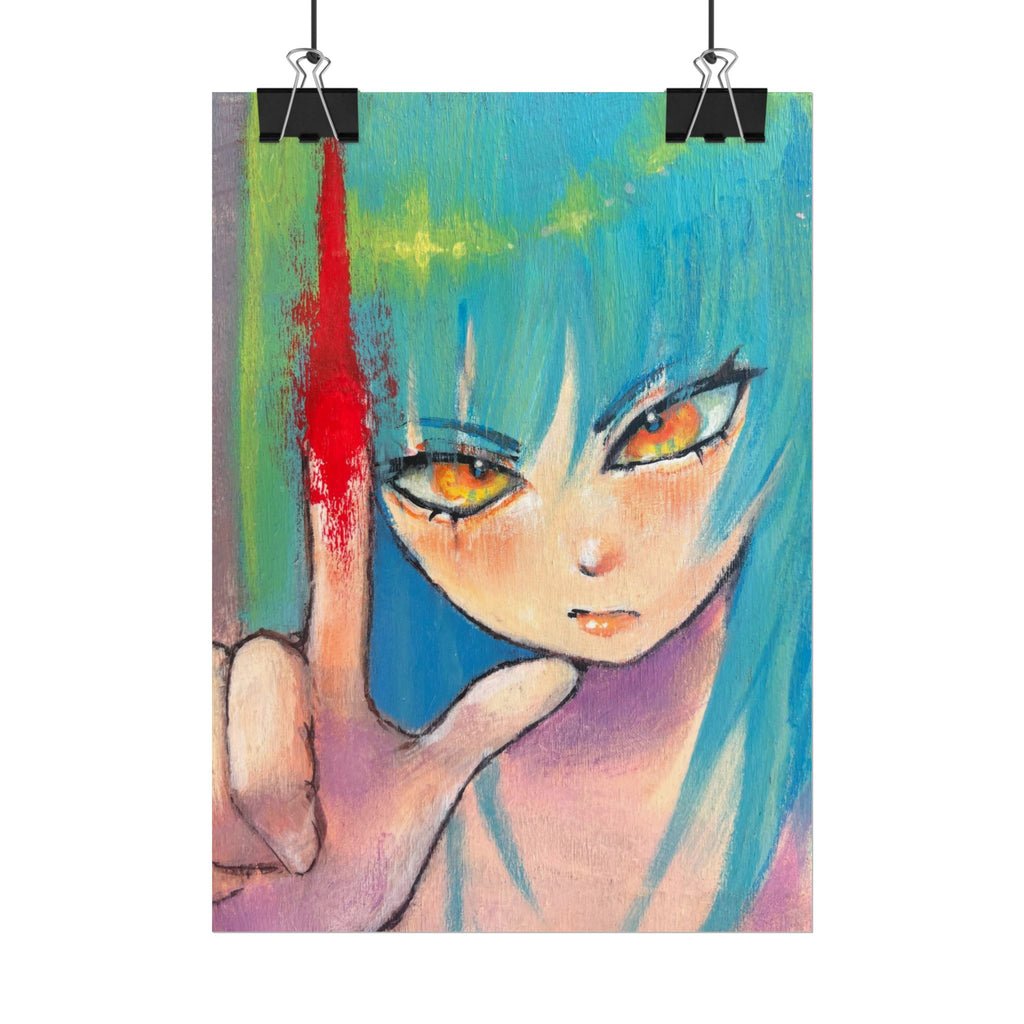 Rolled Poster — Bloody girl