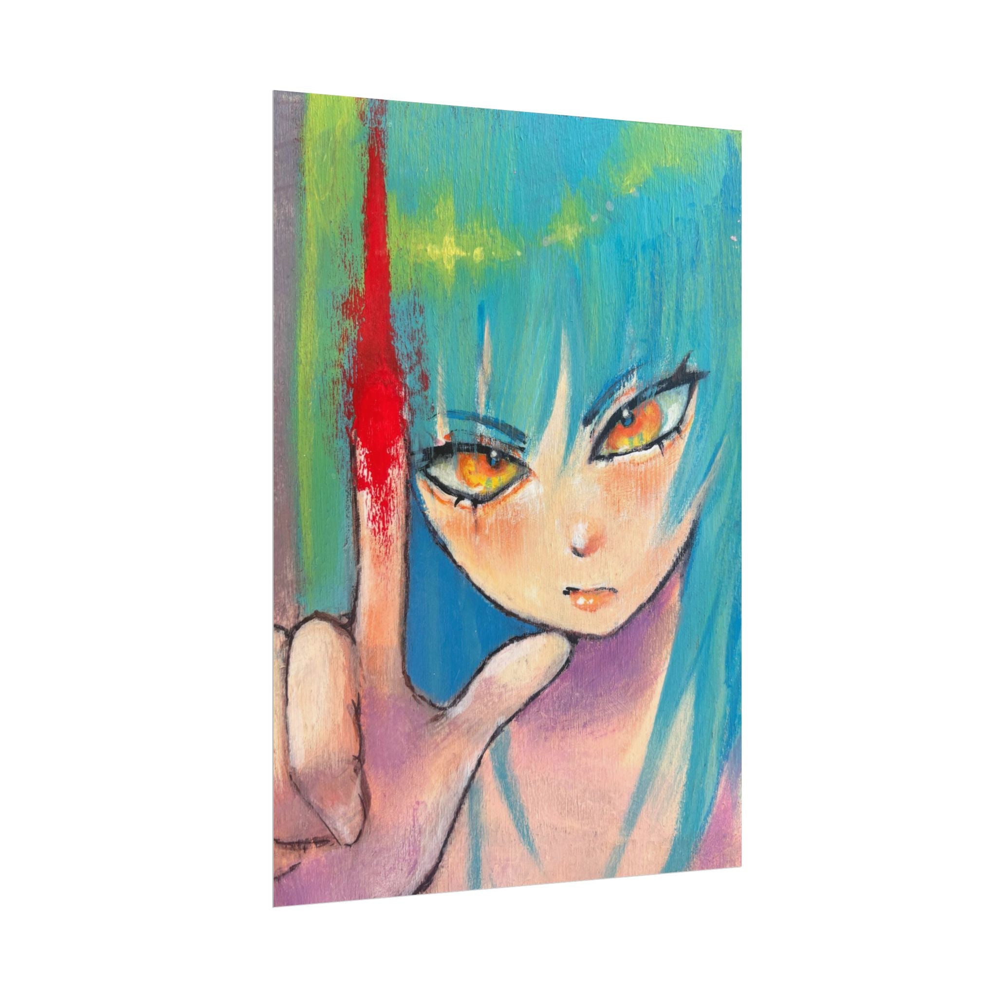 Rolled Poster — Bloody girl