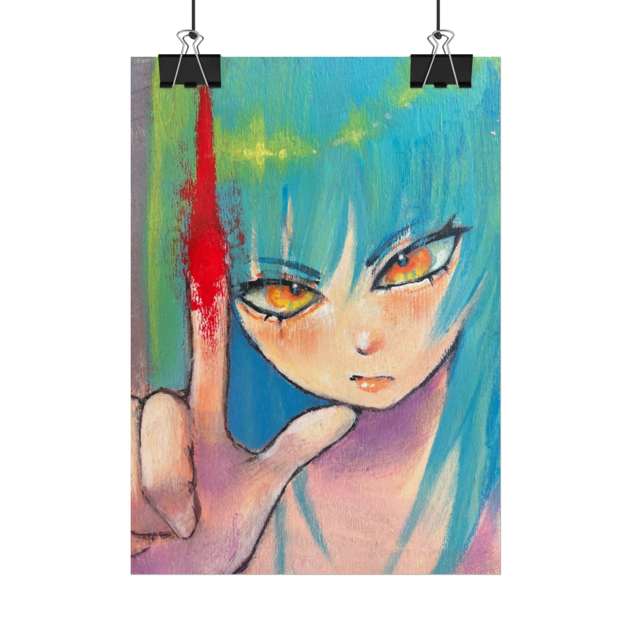 Rolled Poster — Bloody girl
