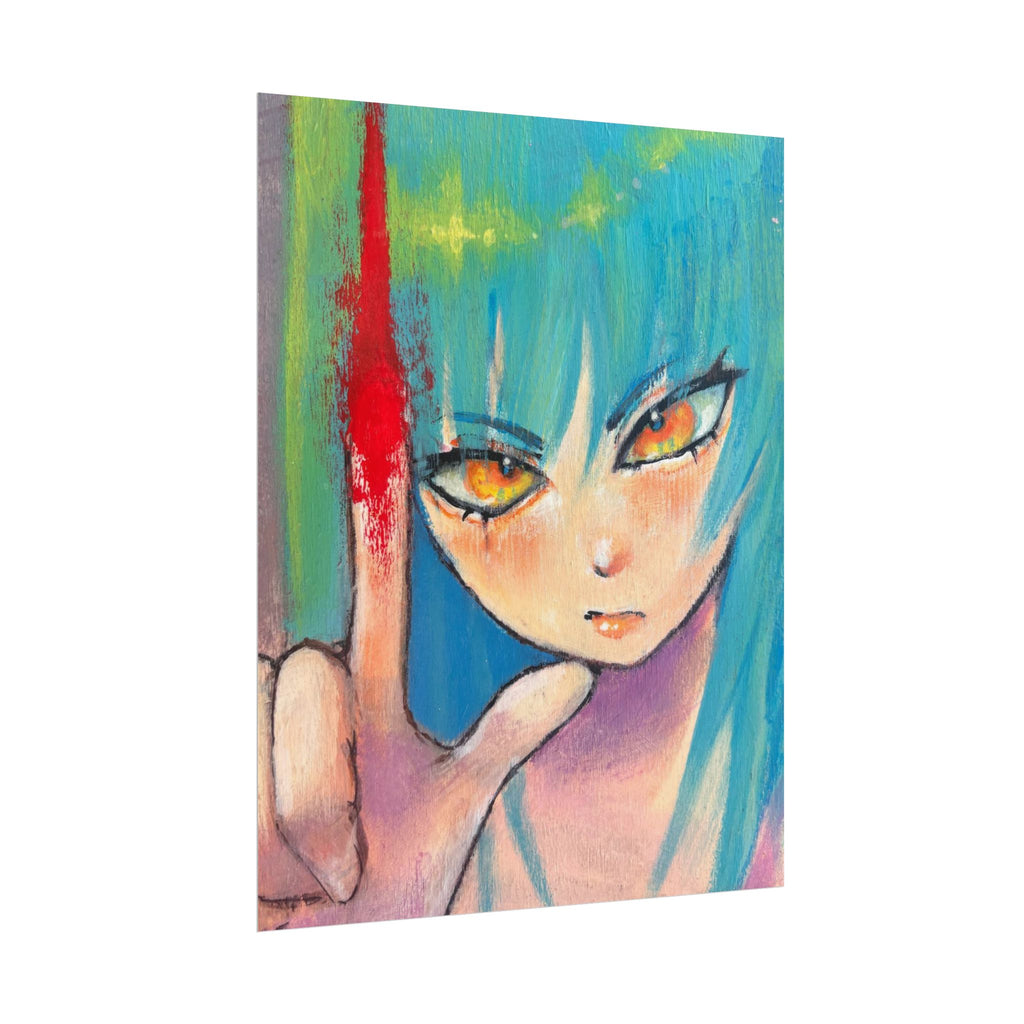 Rolled Poster — Bloody girl