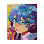 Rolled Poster — Miku and strawberry