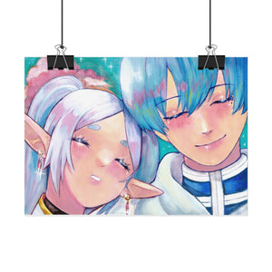 Rolled Poster — Frieren and Himmel