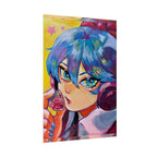 Rolled Poster — Miku and strawberry