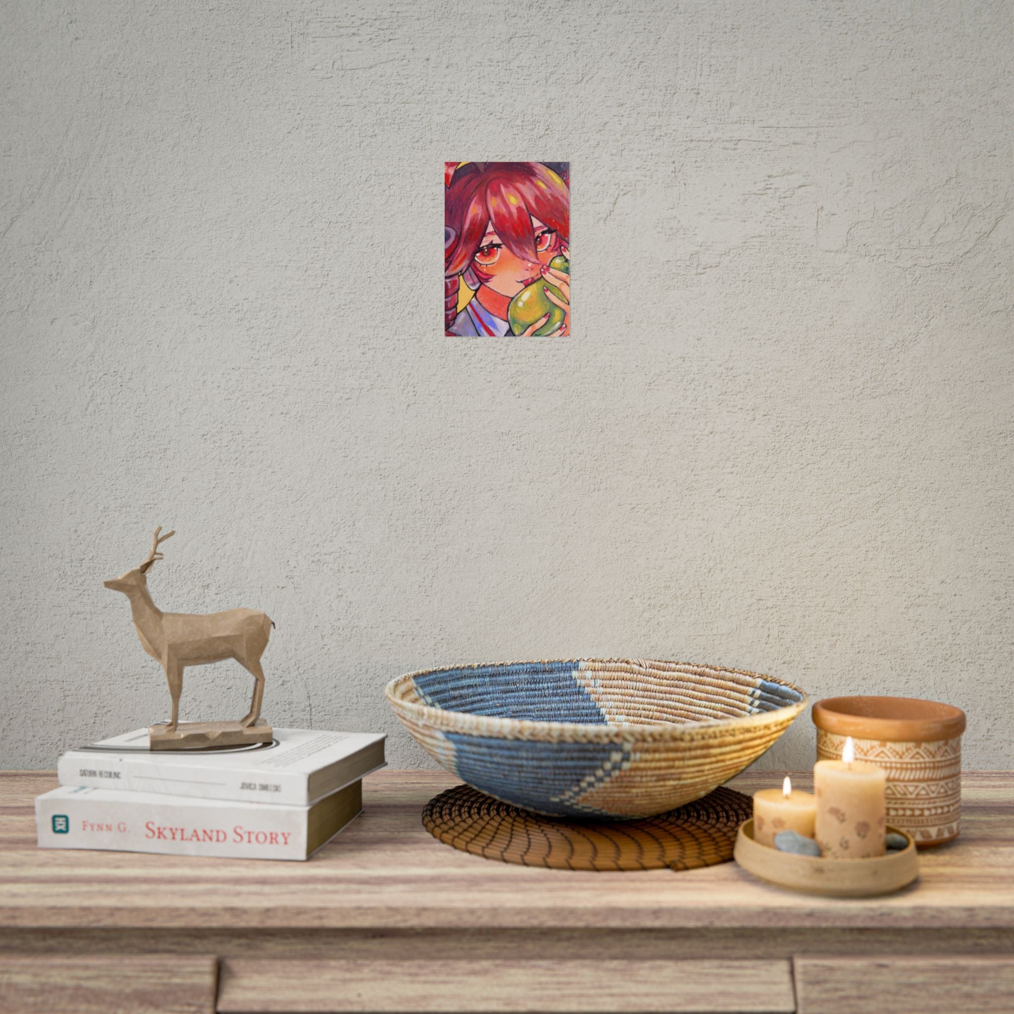 Rolled Poster — Teto and pear
