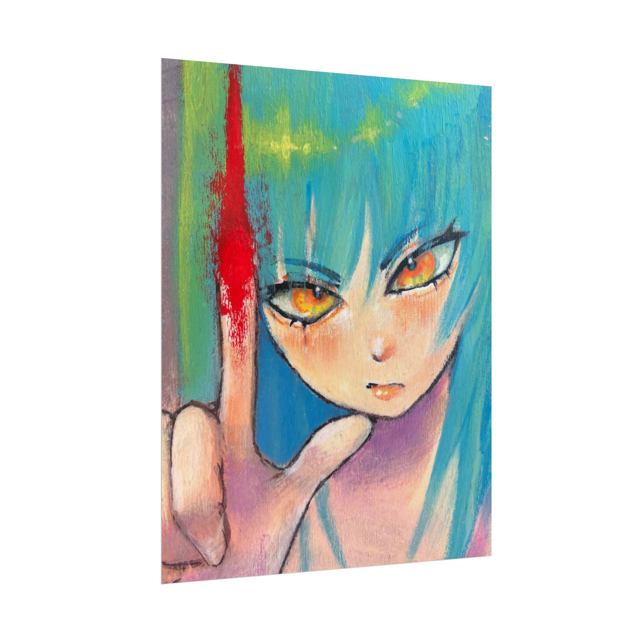 Rolled Poster — Bloody girl