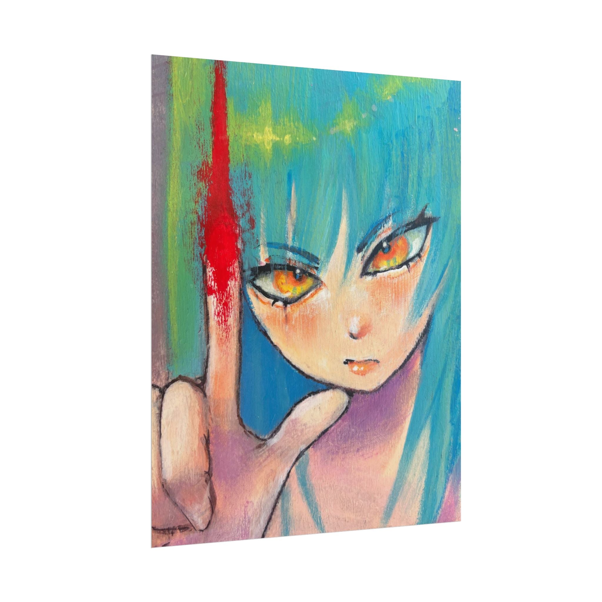 Rolled Poster — Bloody girl