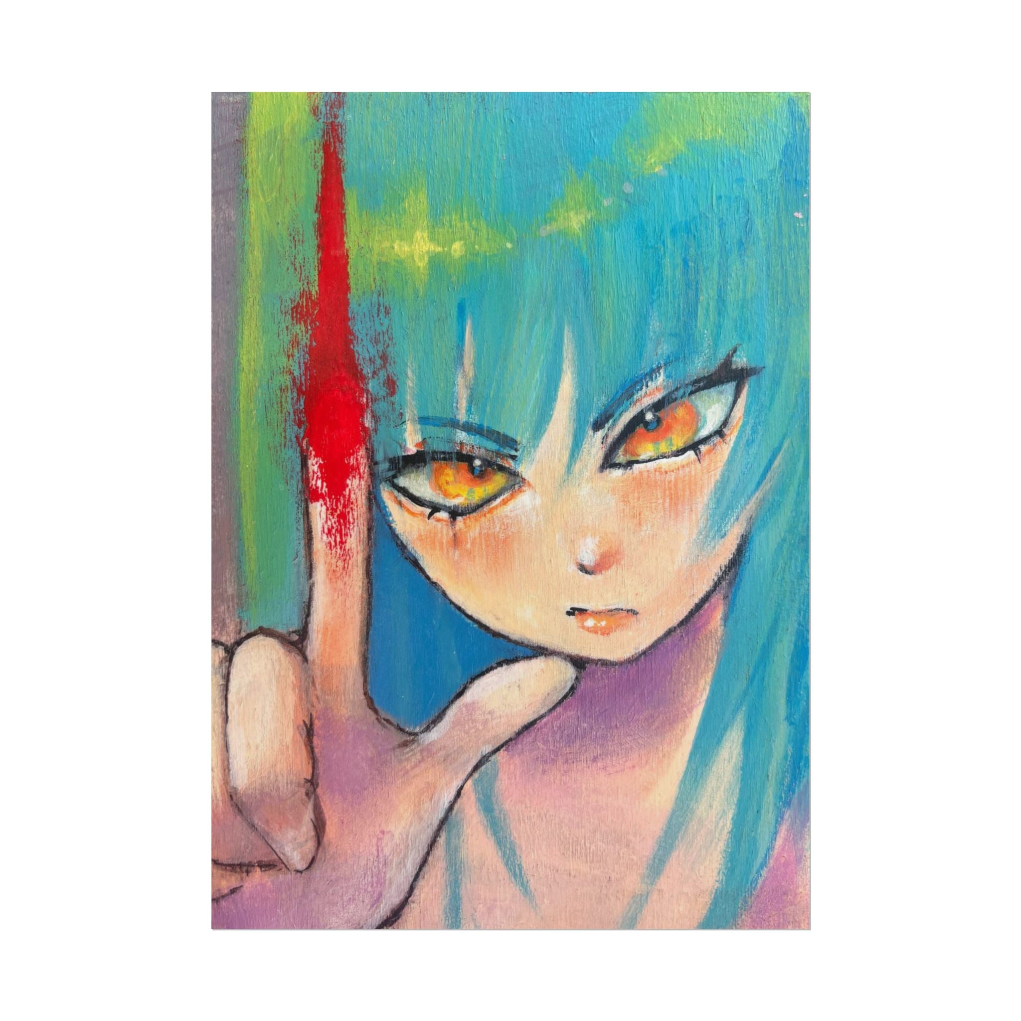 Rolled Poster — Bloody girl