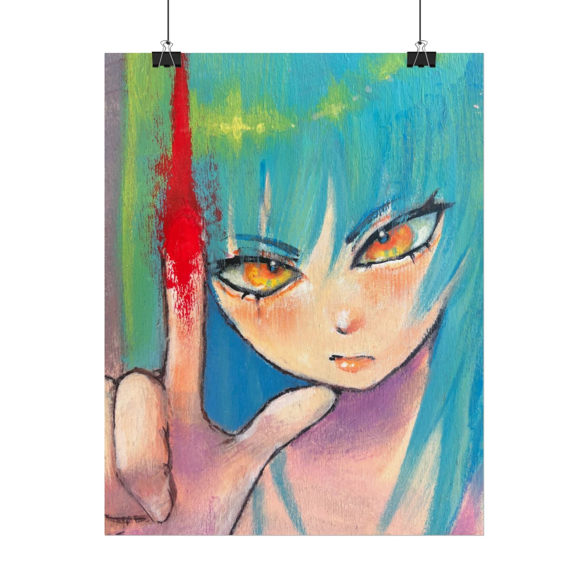 Rolled Poster — Bloody girl