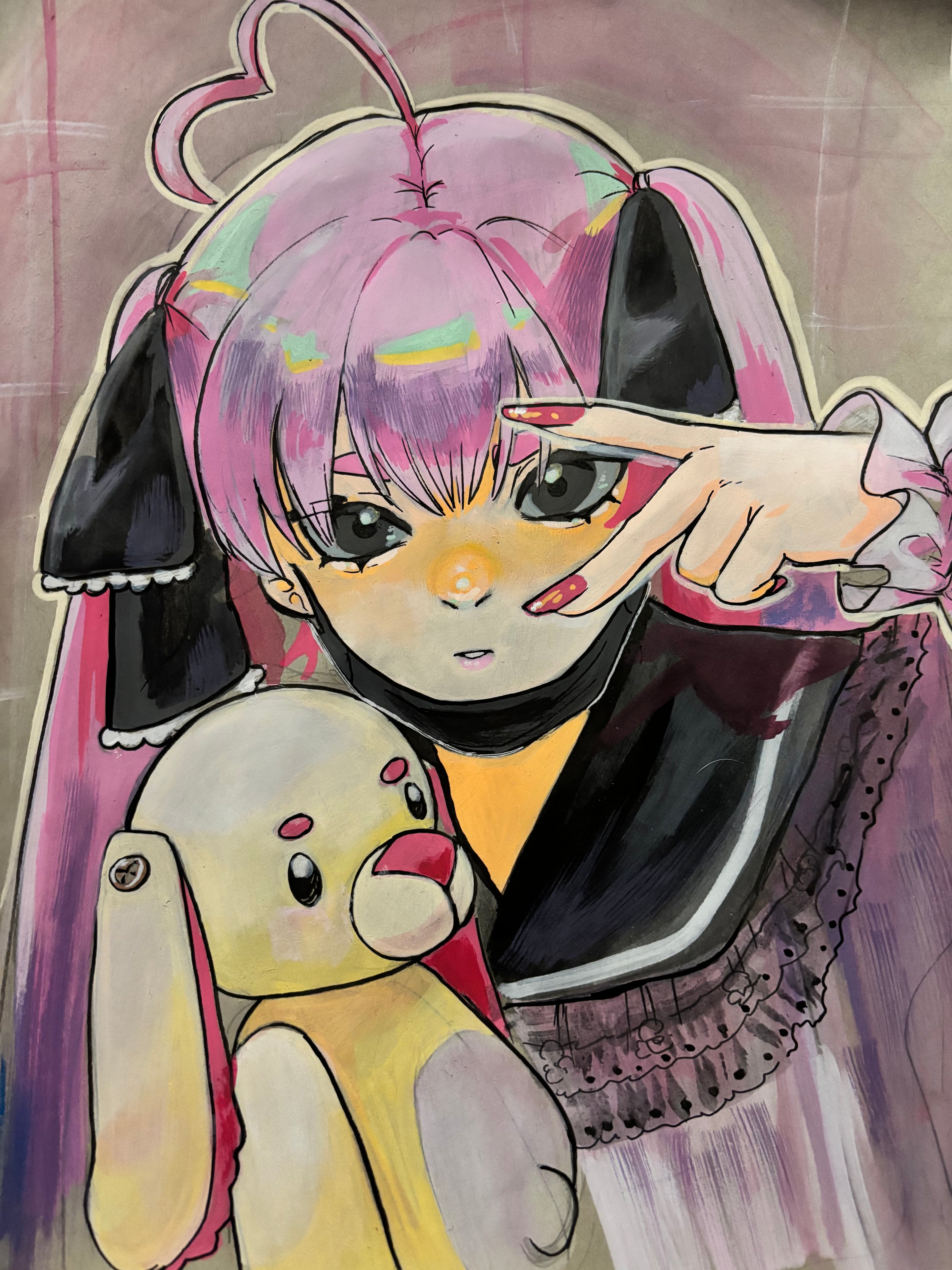 Idol incognito - ORIGINAL PAINTING