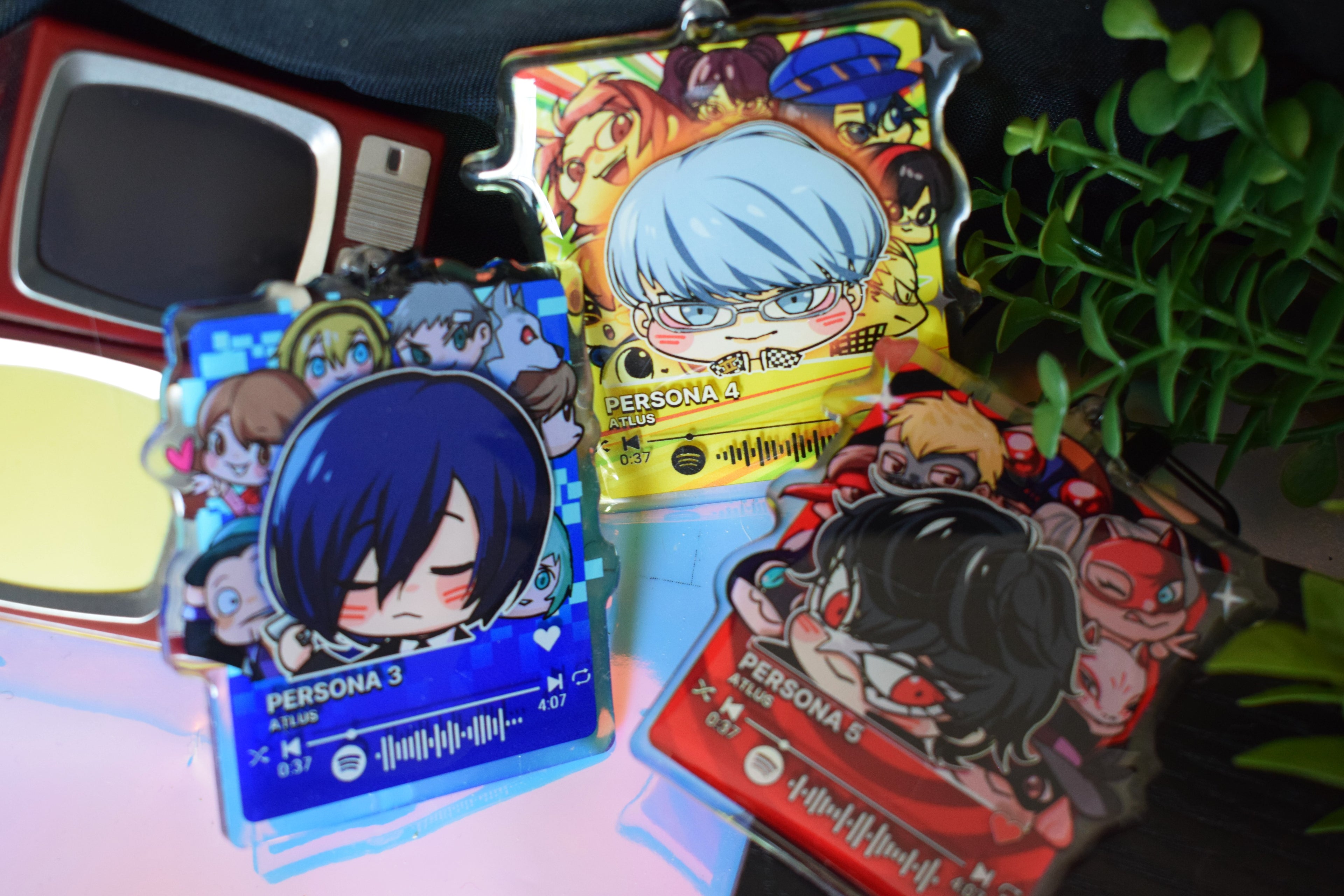 Persona 3/4/5 3D keychains - DOKOMI PICKUP