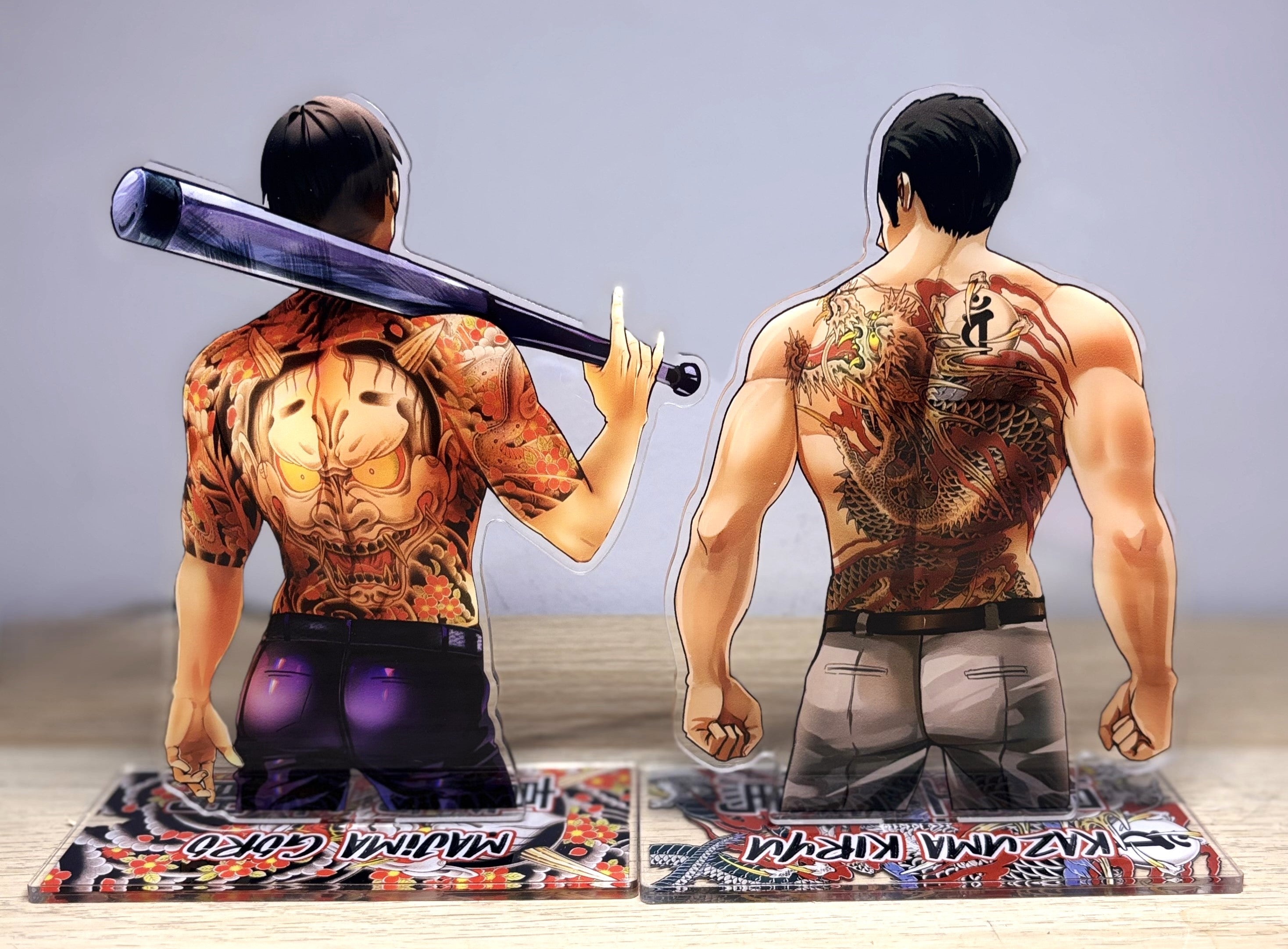 Yakuza Majima and Kiryu back standee - DOKOMI PICKUP