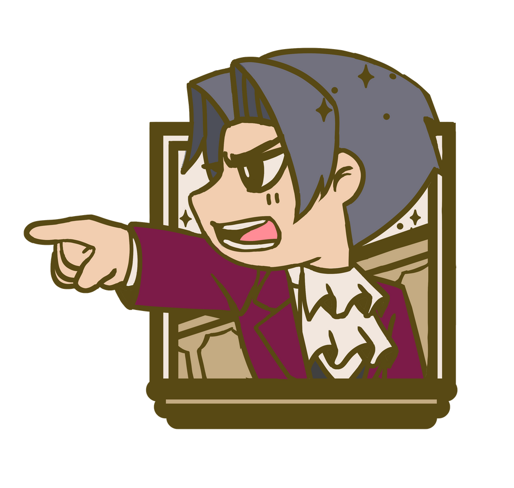 Ace Attorney keychains and Enamel Pins - DOKOMI PICKUP