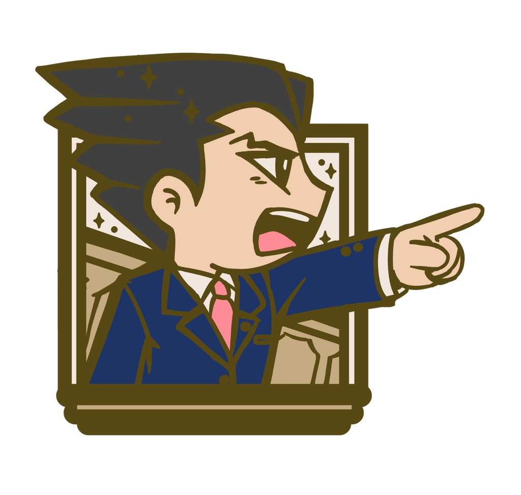 Ace Attorney keychains and Enamel Pins - DOKOMI PICKUP