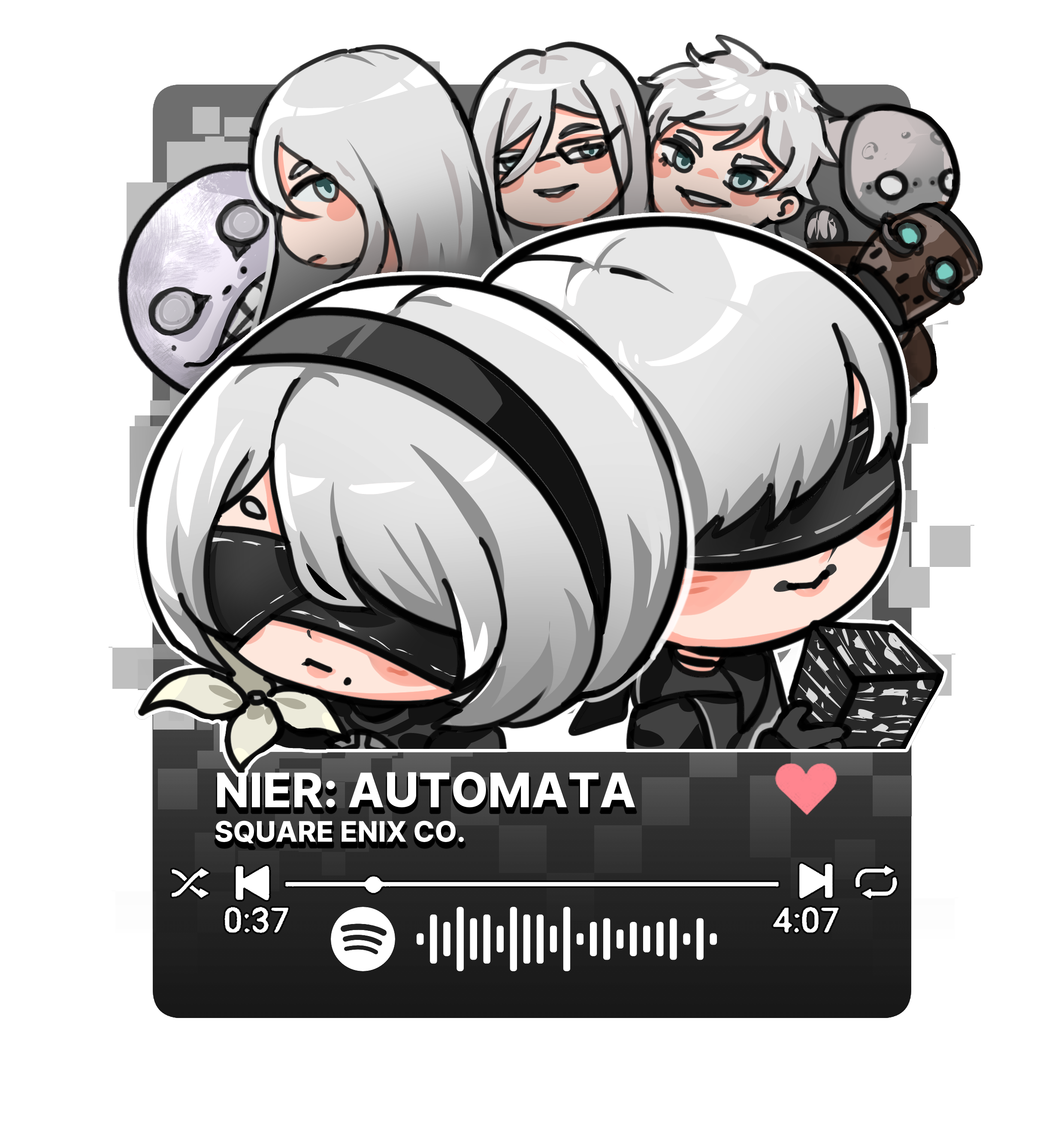 3D Spotify videogame keychain - DOKOMI PICKUP